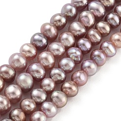 Brins de perles de culture d'eau douce naturelles&nbsp;PEAR-C003-10G