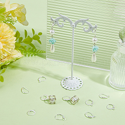 60 pieza de 3 estilos de accesorios para pendientes de palanca de acero inoxidable 304&nbsp;STAS-BBC0008-30B