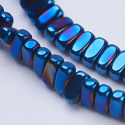 Chapelets de perles en hématite synthétique sans magnétiques&nbsp;G-J382-2x4x2mm-A04