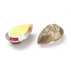 Cabochon di strass di vetro k9 in rilievo&nbsp;RGLA-H008-01B