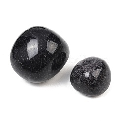 Perlas de piedra dorada azul sintética&nbsp;GG-CBAD0F6-B10-01A