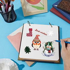 Klarsichtstempel aus PVC-Kunststoff&nbsp;DIY-WH20037-007