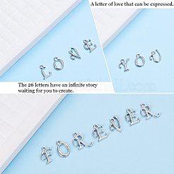 Pendentifs lettre mixte en alliage&nbsp;PALLOY-PH0012-42