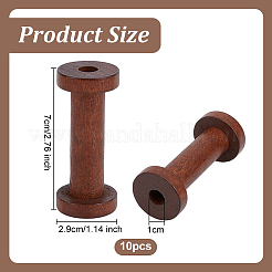 Holz leeren Spulen für Draht&nbsp;WOOD-WH0029-147