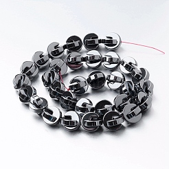 Unmagnetische synthetischen Hämatitkornen Stränge&nbsp;G-P341-26-10x3mm