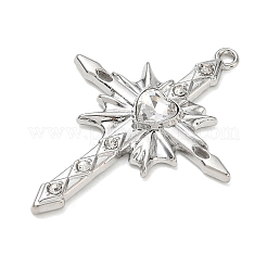 Alliage avec pendentifs en strass&nbsp;AL-CBA4262-05P-03