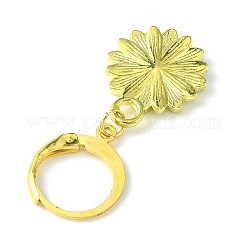 Decorazioni pendenti in lega di smalto con girasole&nbsp;HJEW-JM01542