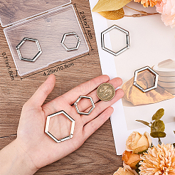 6pcs 6 Arten Legierungsfedertorringe&nbsp;FIND-BBC0002-40