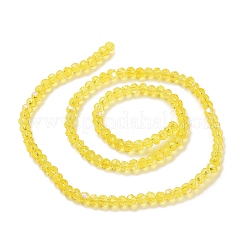 FilI di perline in vetro placcato&nbsp;LS-EGLA-A034-T1mm-L02