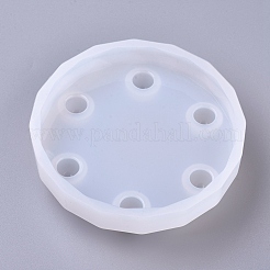 DIY flache runde Displayständer Silikonformen&nbsp;DIY-G014-04