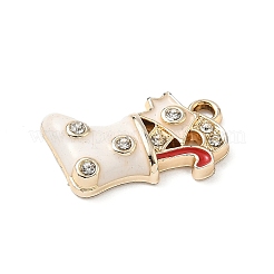 Pendentifs en alliage et strass sur le thème de Noël&nbsp;PALLOY-P313-02D-G