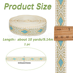 10 Yards Stickerei-Polyesterbänder&nbsp;OCOR-GF0004-85C