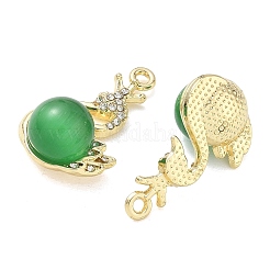 Pendentifs en alliage avec strass&nbsp;FIND-D044-22G