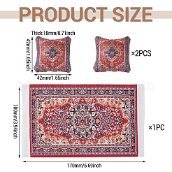 Mini tapis en nylon de style turc&nbsp;AJEW-TA0003-66B