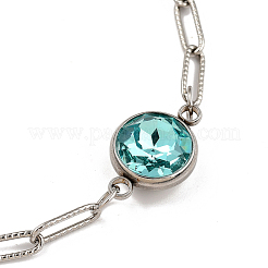 K9 Glas Strass Link Armbänder&nbsp;BJEW-JB05355