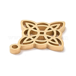 Pendentifs creux en acier inoxydable 304&nbsp;STAS-P313-03G
