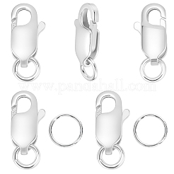 3 Stück 925 Karabinerverschlüsse aus Sterlingsilber&nbsp;STER-SC0001-72