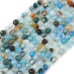 Chapelets de perles d'agate naturelle&nbsp;G-H302-A01-13
