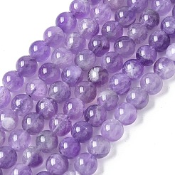 Natürlichen Amethyst Perlen Stränge&nbsp;X-G-M445-8MM-01A