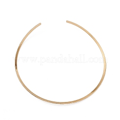 Fabrication de colliers en fil martelé en acier inoxydable 304 avec placage sous vide PVD&nbsp;STAS-B036-06G