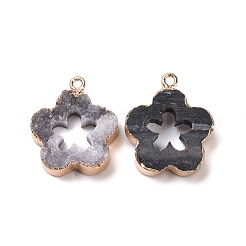 Natur druzy Achatanhänger&nbsp;G-T131-24