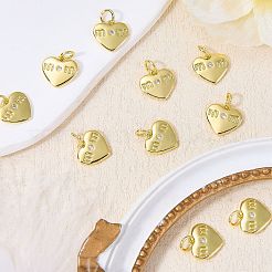 10 pieza de dijes de latón chapado en oro&nbsp;KK-SZ0007-43