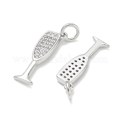 Ciondoli Shegrace in ottone con zirconi cubici trasparenti&nbsp;XGRQ3P899-631P