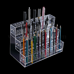3-stöckiges Acryl-Organizer-Display-Riser-Rack&nbsp;ODIS-WH0007-72