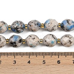 Gefärbte Naturperlen aus Sesam-Jaspis&nbsp;G-N342-149I-01