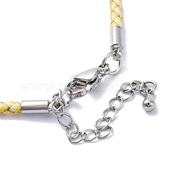 Fabrication de bracelets tressés en cordon polyester&nbsp;MAK-Z003-01P-14
