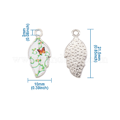 Pendente smaltati in lega&nbsp;LS-PALLOY-TAC0009-25P-B