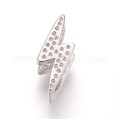Ottone micro spianare fascini dello scorrevole zirconi&nbsp;ZIRC-P077-06-NR