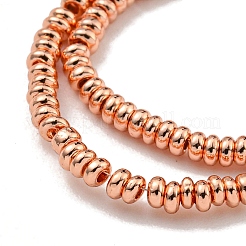 Fili di perline di ematite sintetica non magnetica elettrolitica&nbsp;G-I360-C02-03