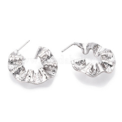 Boucle d'oreille en laiton&nbsp;EJEW-P268-02P