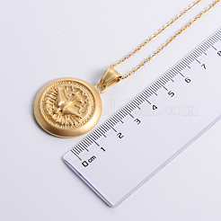 Colliers avec pendentif pigeon de la paix en acier inoxydable de style européen pour femmes&nbsp;ZA6244
