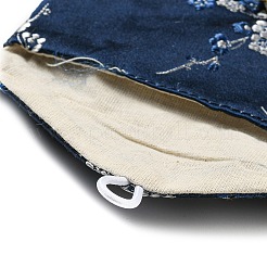 Sacchetti per riporre gioielli in tessuto floreale in stile cinese&nbsp;AJEW-D065-01C-03