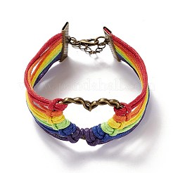 Regenbogen-Pride-Armband&nbsp;BJEW-F424-02