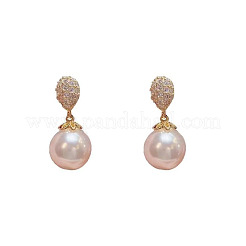 Boucles d'oreilles pendantes en alliage et strass&nbsp;WG02693-01