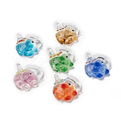 Manuelle Bunte Malerei Anhänger & Charms&nbsp;LAMP-R106-M9-B