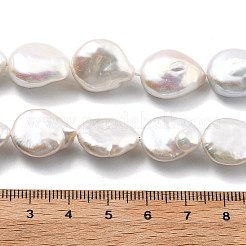 Perles de perles de keshi baroques naturelles&nbsp;PEAR-B004-16F-02A-01