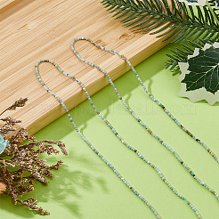 2 Strang natürliche Amazonit-Blumenperlen&nbsp;G-FI0001-05