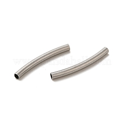 Anlaufgeschützte 304 Edelstahl-Rohrperlen&nbsp;STAS-C091-02A-P