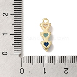 Ciondoli di zirconi in ottone&nbsp;KK-G499-07G-03