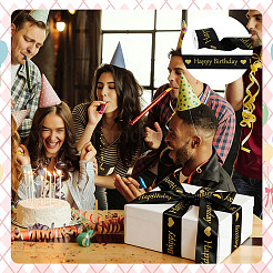Ruban d'anniversaire en polyester de 10 mètre&nbsp;OCOR-FG0003-41B
