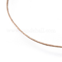 Verstellbare flache gewachste Polyesterschnüre Armbandherstellung&nbsp;AJEW-JB00508-03