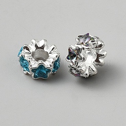 Perline europeo rhinestone  in lega&nbsp;FIND-TAC0036-062S-02