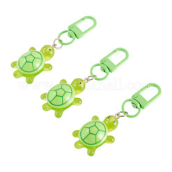 3 llavero colgante de tortuga de resina&nbsp;KEYC-TA0004-66B