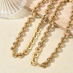 Sets aus Halsketten und Armbändern aus Edelstahl 304 mit Scheibengliedern&nbsp;SJEW-D091-05G