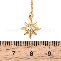 Colliers longs en acier inoxydable 304 avec strass et cristaux&nbsp;SA-CBA48C7-04G