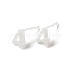 Boucles d'oreilles en céramique de zircone biocéramique hypoallergénique&nbsp;EJEW-C065-03E